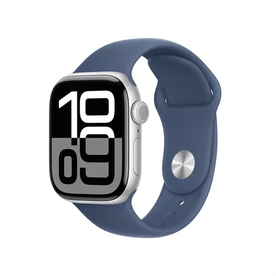 יבואן רשמי-שעון חכם Apple Watch Series 10 46mm Aluminum Case Rubber Sport Band GPS