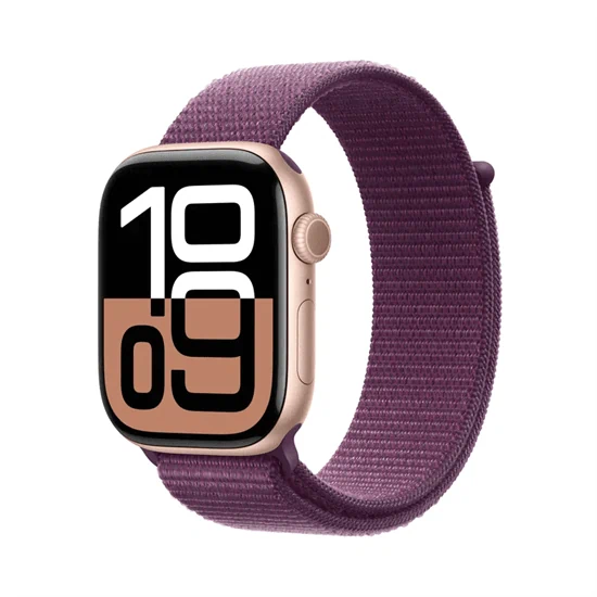 יבואן רשמי-שעון חכם Apple Watch Series 10 42mm Aluminum Case Sport Loop Band GPS