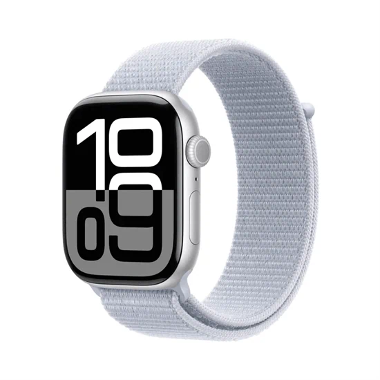 יבואן רשמי-שעון חכם Apple Watch Series 10 42mm Aluminum Case Sport Loop Band GPS + Cellular