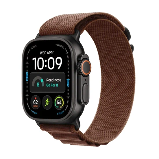 יבואן רשמי-שעון חכם Apple Watch Ultra 4 GPS + Cellular 49mm Titanium Case with Alpine Loop Band