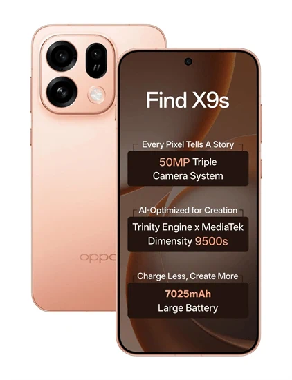 טלפון סלולרי Oppo Find X9S 5G 6.6" 256GB 12GB RAM גלובלי