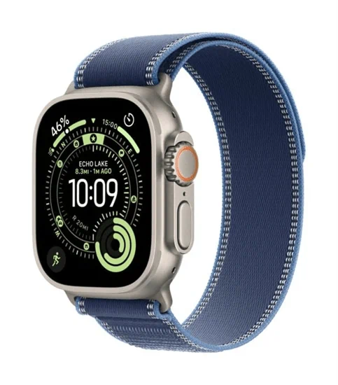 יבואן רשמי-שעון חכם Apple Watch Ultra 3 (2025) GPS +Cellular 49mm Titanium Case with Trail Loop