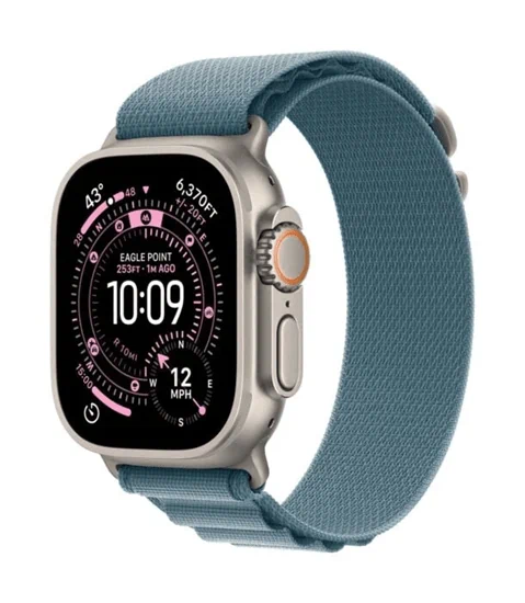 יבואן רשמי-שעון חכם Apple Watch Ultra 3 (2025) GPS +Cellular 49mm Titanium Case with Alpine Loop Band