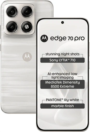 טלפון סלולרי Motorola Edge 70 Pro 5G 6.8" 256GB 12GB RAM גלובלי