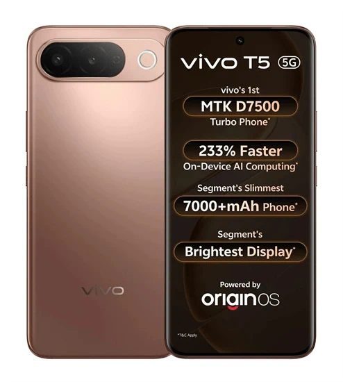 טלפון סלולרי Vivo T5 5G 6.8" 256GB 8GB RAM גלובלי