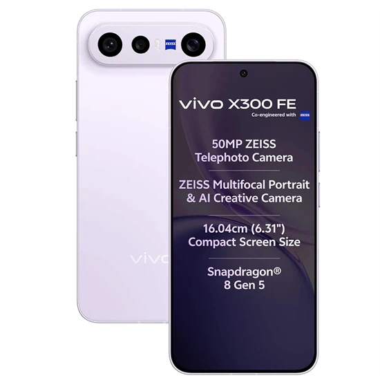 טלפון סלולרי Vivo X300 FE 5G 6.3" 256GB 12GB RAM גלובלי