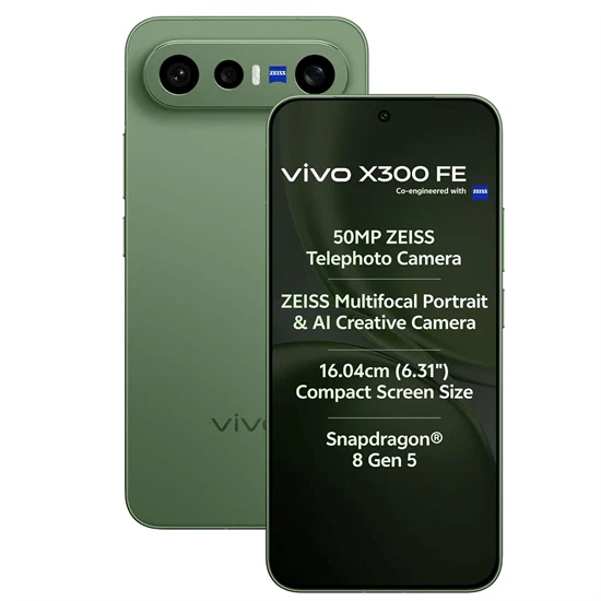 טלפון סלולרי Vivo X300 FE 5G 6.3" 512GB 12GB RAM גלובלי